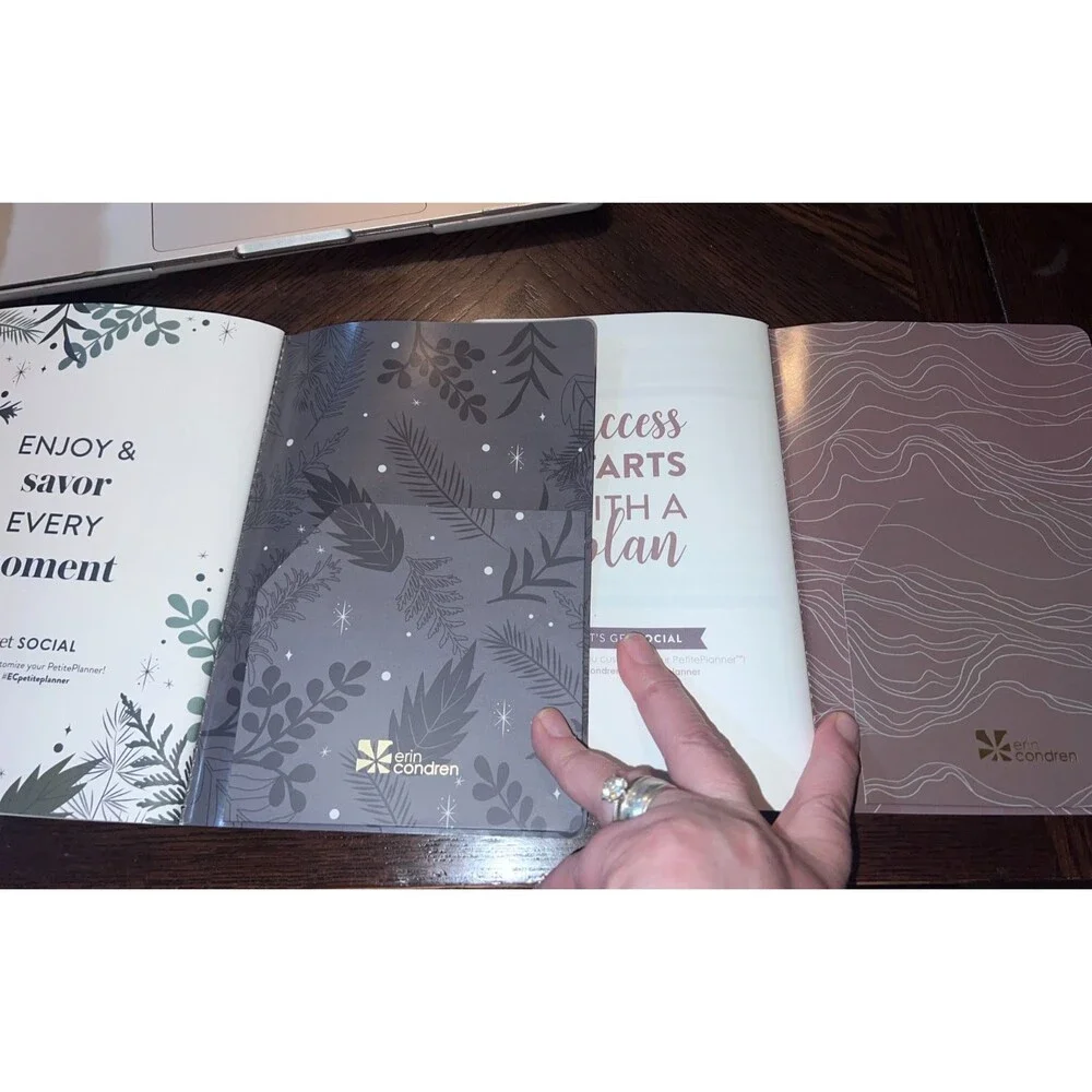 Erin Condren Folio Planning  New, Never Used Burget Book Holiday Planning